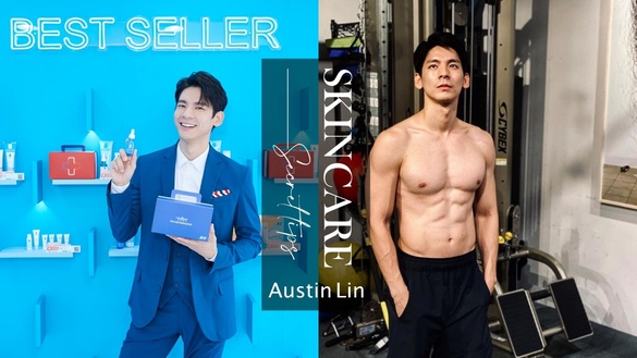 男神林柏宏「實力派保養技巧」公開！雙重洗臉鍛鍊二頭肌，私下最愛理膚寶水安心小藍瓶