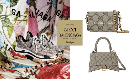 GUCCI x BALENCIAGA 聯名開賣！巴黎世家LOGO搭配GG老花，這款竟萬元有找！