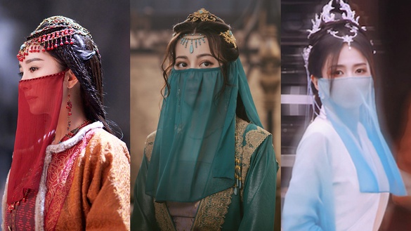 網評2021古裝劇最美「面紗美人」TOP9！鞠婧禕第六、白鹿第四，迪麗熱巴露半臉依然神顏