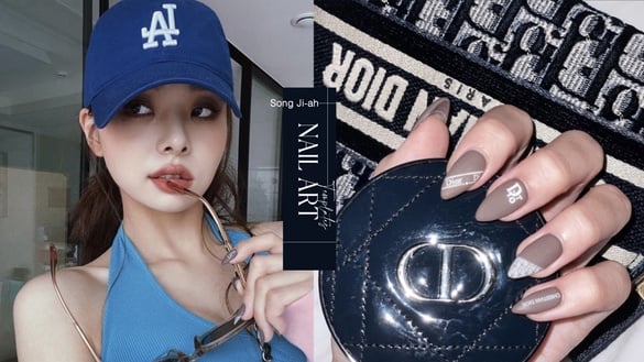 《單身即地獄》宋智雅美甲範本推薦！香奈兒毛呢風、DIOR氣質款美翻，新年首推這款！