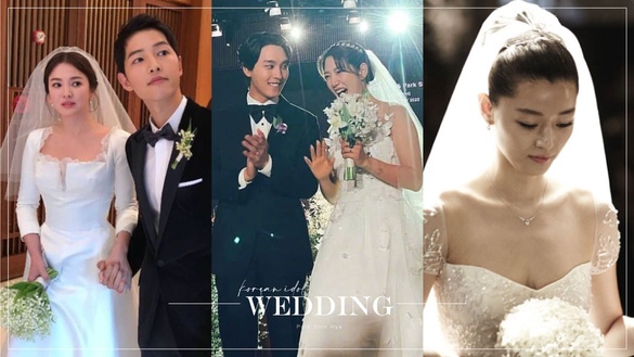 韓星「世紀婚禮」！朴信惠結婚穿百萬婚紗&amp;宋仲基宋慧喬婚禮花1億，全智賢花20億最貴！
