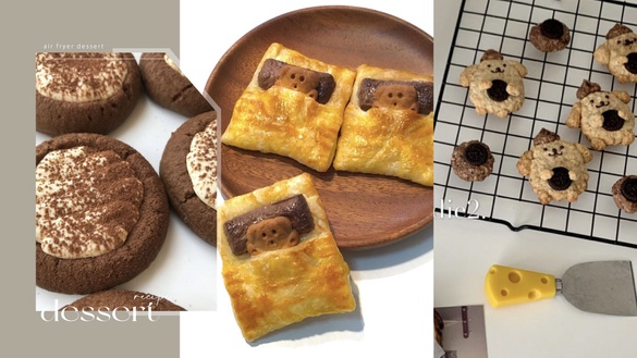 【宅家做料理】「氣炸鍋甜點」食譜大公開！提拉米蘇曲奇、巴斯克蛋糕，輕鬆美味上桌！