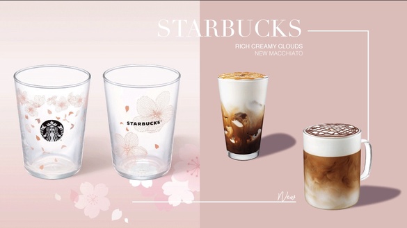 星巴克買一送一！星巴克新品「可可綿雲瑪奇朵」登場買一送一開喝！加碼送櫻花對杯