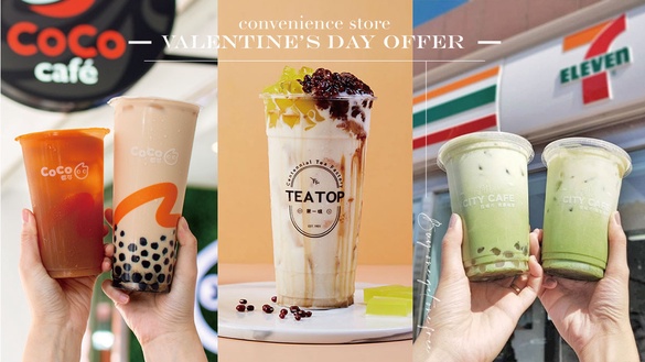 8家超商手搖「情人節優惠」咖啡、珍奶買一送一，CoCo、7-11、TEA TOP都有