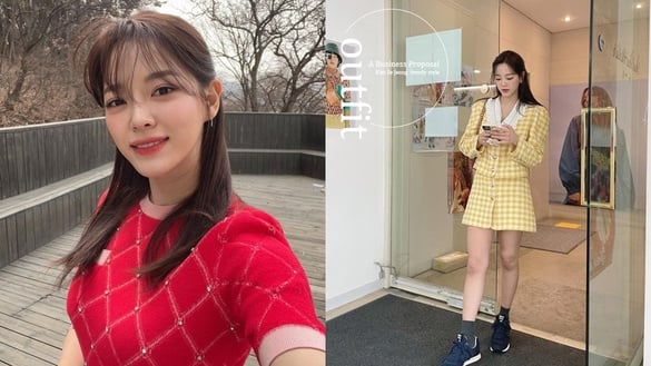 《社內相親》金世正甜美系穿搭範本！純慾小香風、仙氣碎花洋，一秒化身斬男穿搭教科書