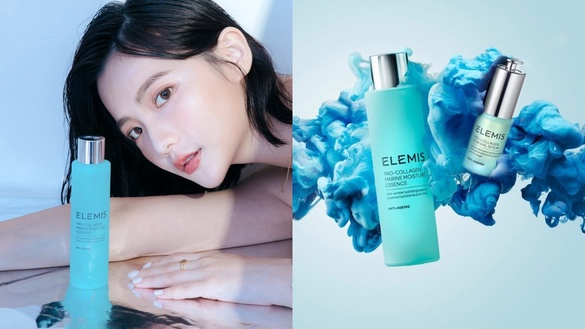 網友：素顏也能透出「人間白月光」!ELEMIS全新「澎皮神水」x「小滴管精華」肌膚更彈潤