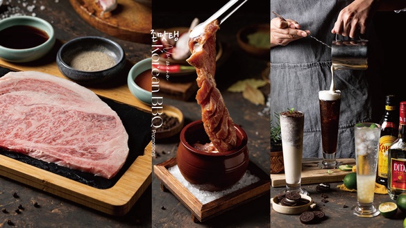 百元吃日本和牛！韓國直火燒肉「姜滿堂」OREO起司冰沙、40公分超長烤肉吃過癮