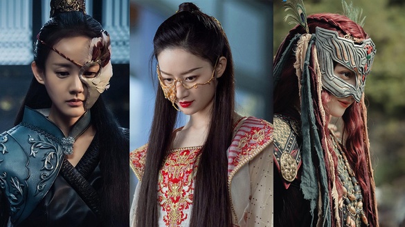 古裝劇9位女星「面具造型」！李沁美豔 迪麗熱巴被嫌醜，《恰似故人歸》郭曉婷美上熱搜