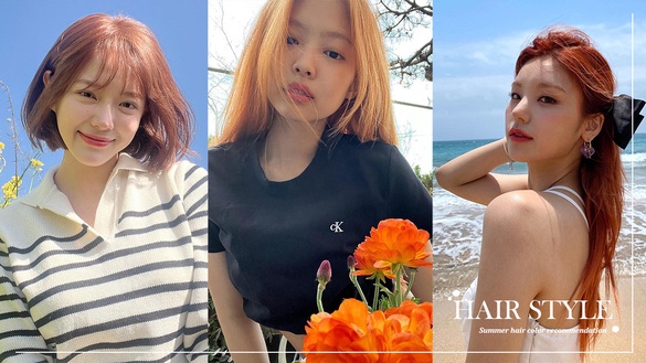 Jennie新髮色曝光！韓星「果汁氣泡髮色」範本，金世正造型清甜、太妍髮色仙氣顯白