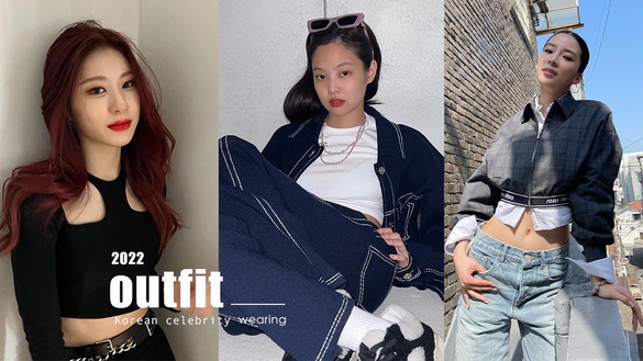 2022春夏「韓星穿搭趨勢」！復古低腰Jennie、金世正都在穿，牛仔這樣搭變身時髦精