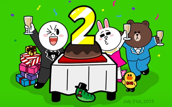 【V小編】LINE全球用戶數突破2億 免費貼圖大放送！