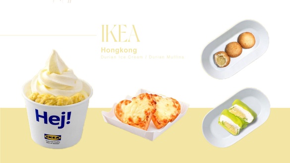 IKEA「榴槤霜淇淋」濃郁登場！吃得到新鮮榴槤果肉，爆漿榴槤球、榴槤鬆餅同步上市