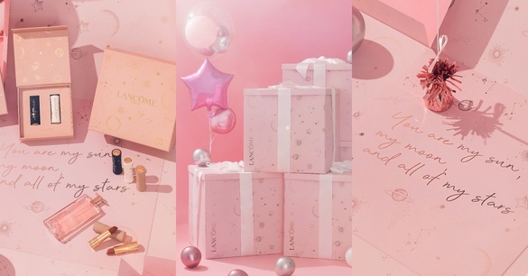情人節禮物天花板！蘭蔻粉紅星空氣球驚喜箱+星空小蠻腰+IDOLE唯我香水，女友指名NO.1