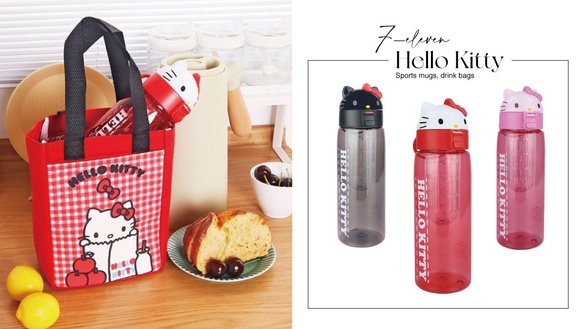 Kitty粉必收藏！7-ELEVEN推「Hello Kitty運動搖搖杯、飲料提袋」，讓Kitty陪你過涼夏