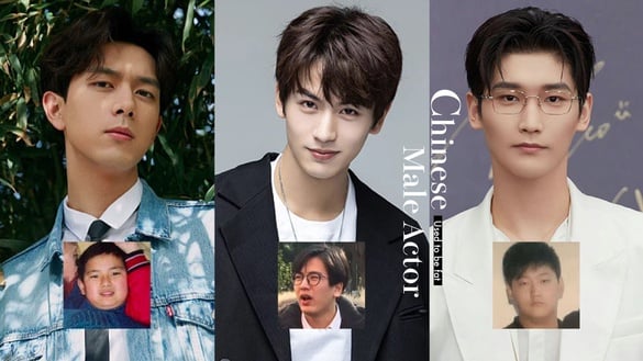 9位曾經很胖的陸劇男星！《雲之羽》張凌赫曾胖到100公斤，胡一天兩個月減重20公斤