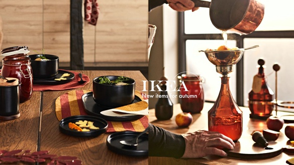 IKEA絕美秋季新品！餐廚用具3件組、收納架質感登場，還有餐盤、餐墊等實用好物79元起