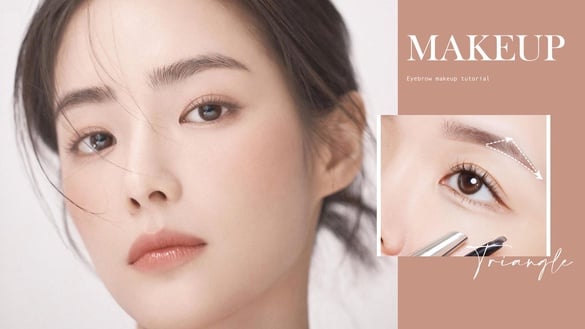 新手不出錯「三角形眉毛畫法」！這樣畫眉鋒、眉尾最顯臉小，還能自帶高級毛流感