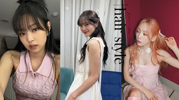 2022韓國女星「公主頭」造型範本！韓韶禧、金世正初戀感爆棚，IU三股辮顯瘦又減齡