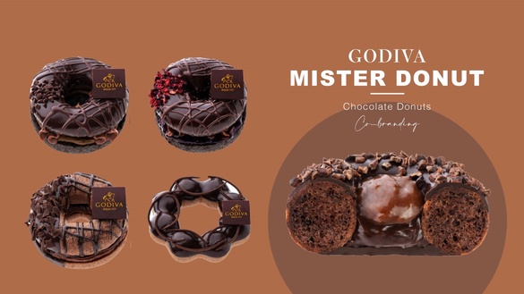 巧克力控必吃！Mister Donut聯名GODIVA推5款巧克力甜甜圈，巧克力+首款蛋糕圈再享優惠