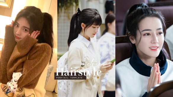 趙露思扎馬尾、扮學生無違和！女星馬尾髮型範本，熱巴高馬尾超減齡、譚松韻低馬尾知性