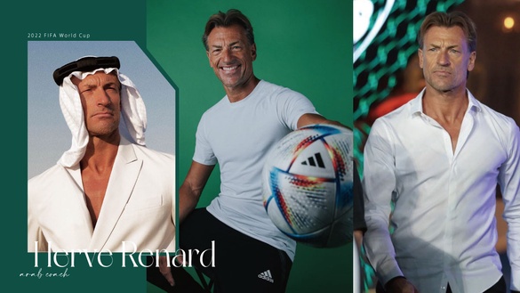 阿拉伯教練「Herve Renard」8件事！神似連恩尼遜、白襯衫是招牌，曾當過8年清潔工！
