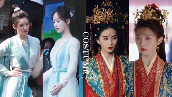 8組「古裝劇撞衫」對比！田曦薇婚服撞衫劉詩詩，趙露思藍衣撞衫楊紫，肖戰&amp;楊洋也撞過