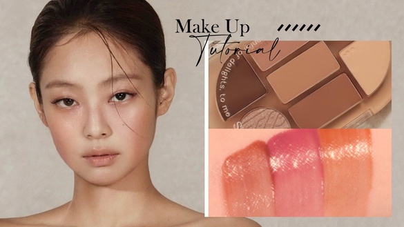 Jennie也愛畫！秋冬「肉桂奶油」妝教學，大面積腮紅是氛圍感關鍵、更自然減齡