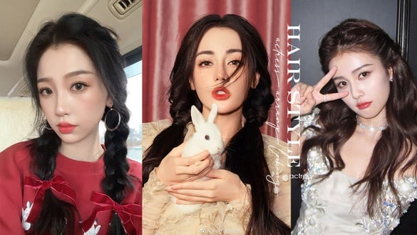 6位女星編髮造型盤點！迪麗熱巴翻轉辮慵懶甜美、楊紫超俏皮，譚松韻是圓臉髮型範本