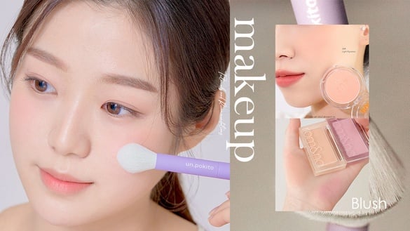 腮紅怎麼畫才顯瘦？「不同臉型適合腮紅畫法」教學，搭配修容系腮紅，減齡又瘦臉