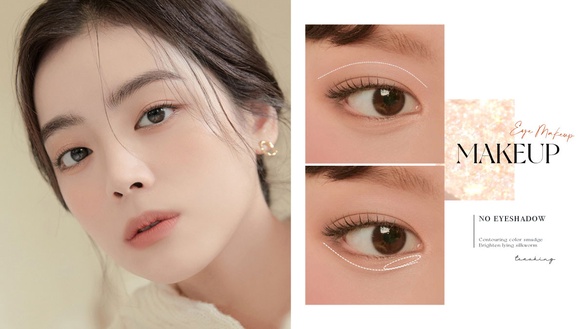 懶人「無眼影眼妝」教學！5分鐘輕鬆搞定全臉妝容，這樣畫眼妝清透又高級