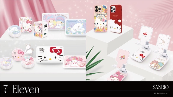 7-11「三麗鷗3C周邊」登場！KITTY行動電源、大耳狗手機扣環背帶、美樂蒂摺疊支架必收