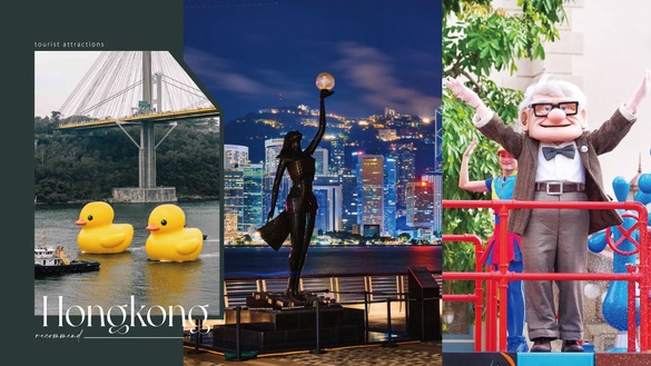 香港走起！香港旅遊景點推薦：香港迪士尼Ｘ皮克斯水花派對開玩，黃色小鴨「這裡」現身