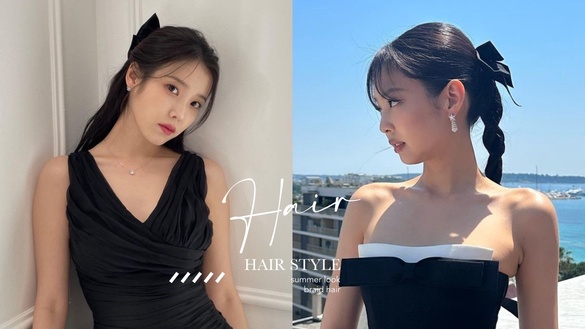 2023明星夏季綁髮圖鑑！Jennie麻花馬尾、宋慧喬雙麻花辮太減齡，高允真款丸子頭超顯瘦