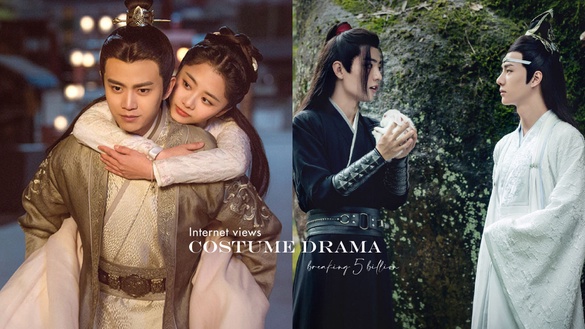 12部「播放量破50億」爆款古裝劇！《陳情令》《錦衣之下》上榜，楊冪&amp;楊紫&amp;白鹿各1部