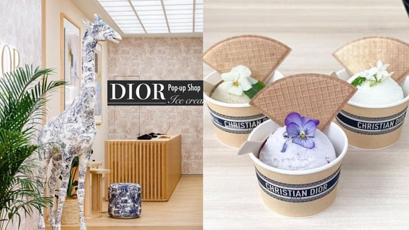 DIOR冰淇淋！「LE JARDIN DIORIVIERA」快閃店登場，南法風超好拍，4款限定冰淇淋必吃