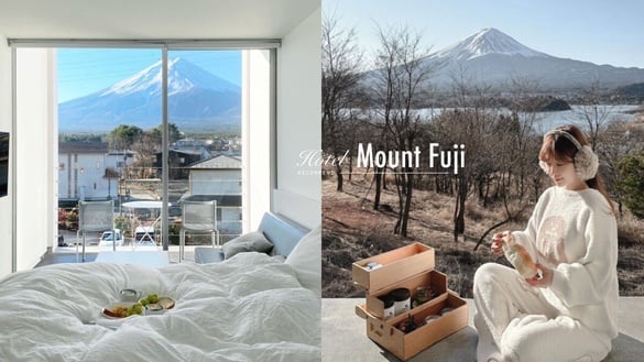 8間富士山住宿推薦！虹夕諾雅富士遠眺整座富士山、「THE GARDEN 」全白簡約旅宿超火紅