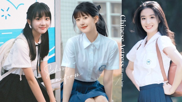 95後陸劇女星校服造型！《偷偷藏不住》趙露思甜，田曦薇可愛，周也有氣質，王楚然好仙