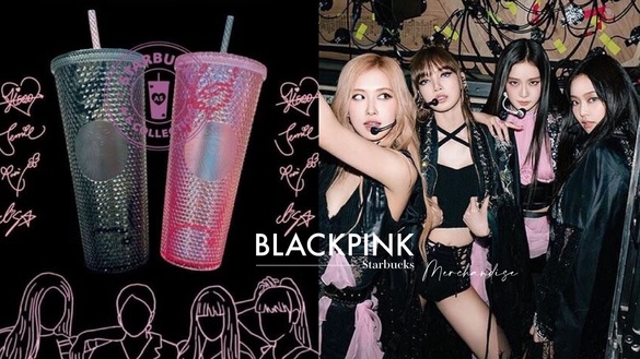 BLACKPINK現身星巴克！星巴克「BLACKPINK周邊」台灣即將開賣，Jennie、Rose限定杯必收
