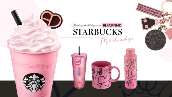 星巴克「BLACKPINK周邊」來了！18款周邊、BLACKPINK草莓巧克力星冰樂「這天」搶先開賣