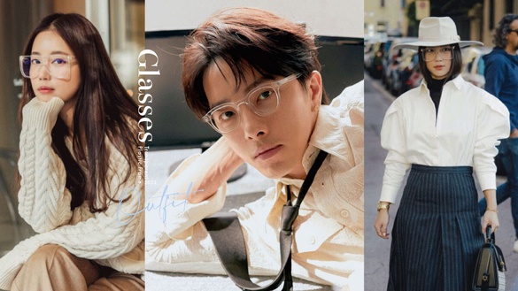2023「透明膠框眼鏡」穿搭推薦！修容顯瘦又時尚，休閒、正裝都百搭！