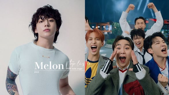 2023年KPOP男藝人melon 最高收聽TOP5，第一名竟是剛發歌的他