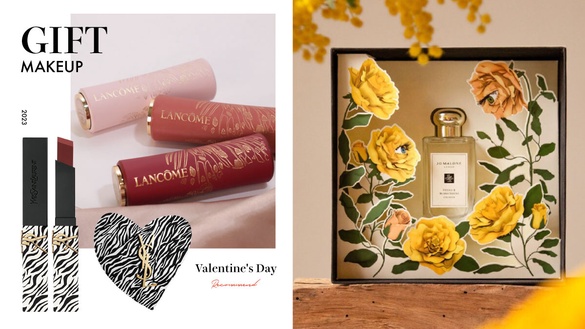 2023情人節禮物清單！七夕限定彩妝推薦：YSL、蘭蔻限定唇膏，還有超美香水花盒