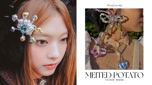 NewJeans曾多次配戴！台灣飾品品牌「mEltEd potato」紅到國外，連Gigi Hadid也愛用！