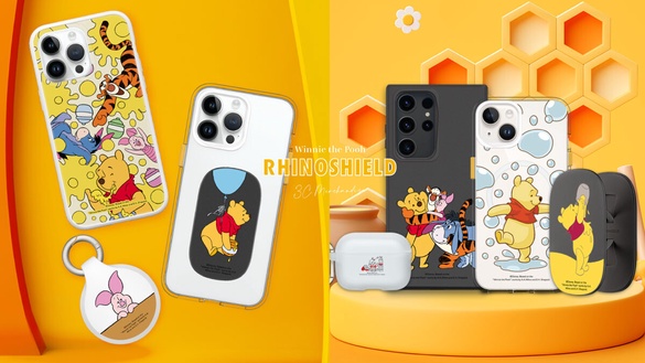 RHINOSHIELD犀牛盾推「小熊維尼系列」！超萌維尼手機殼、AirPods保護殼，維尼粉必入手