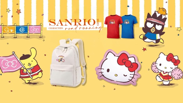 2023「三麗鷗明星路跑」登場！Kitty、布丁狗、蛋黃哥、酷企鵝現身，超萌周邊報名就送