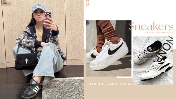 2023最新「黑白色球鞋」推薦：adidas爆款Samba、Rosé同款AUTRY...8款永不退流行！