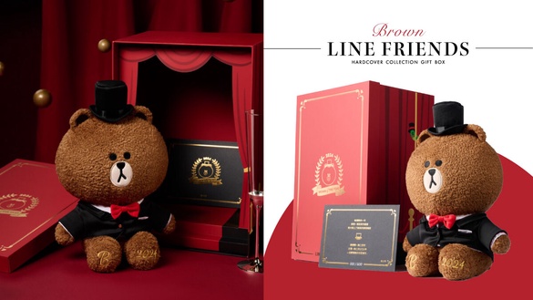 全球首隻！LINE FRIENDS推熊大精裝典藏禮盒，專屬編號、邀請卡，還有熊大周邊等你收藏