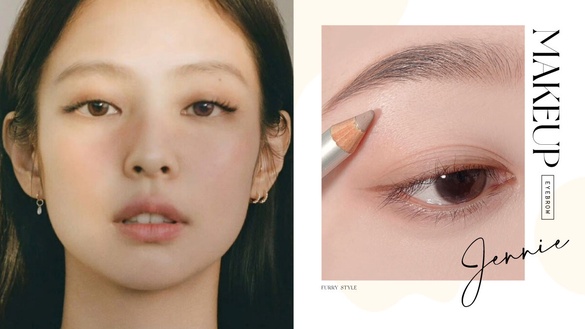 Jennie新畫報太嫩！減齡顯嫩感「毛茸眉」畫法教學，弱化眉色、仿真毛流感是重點