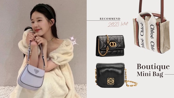2023話題精品迷你包TOP20：LV老花腋下包、LOEWE縮小版Puffer Goya枕頭包可愛度超標！