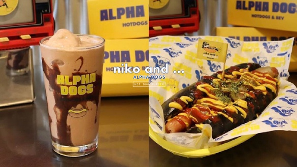 重磅聯名！niko and … x ALPHA DOGS新餐點登場，脆脆熱狗堡、巧克力起士蛋糕奶昔必吃